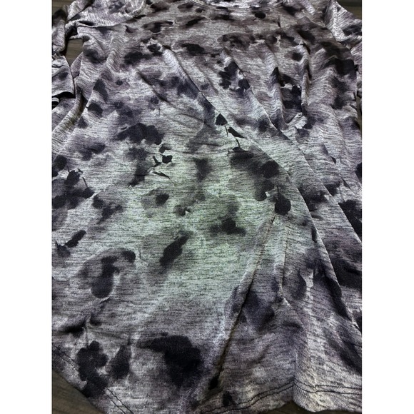 Simply Vera Vera Wang XL Gray Black Long Sleeve Top Blouse Women's - Picture 2 of 4